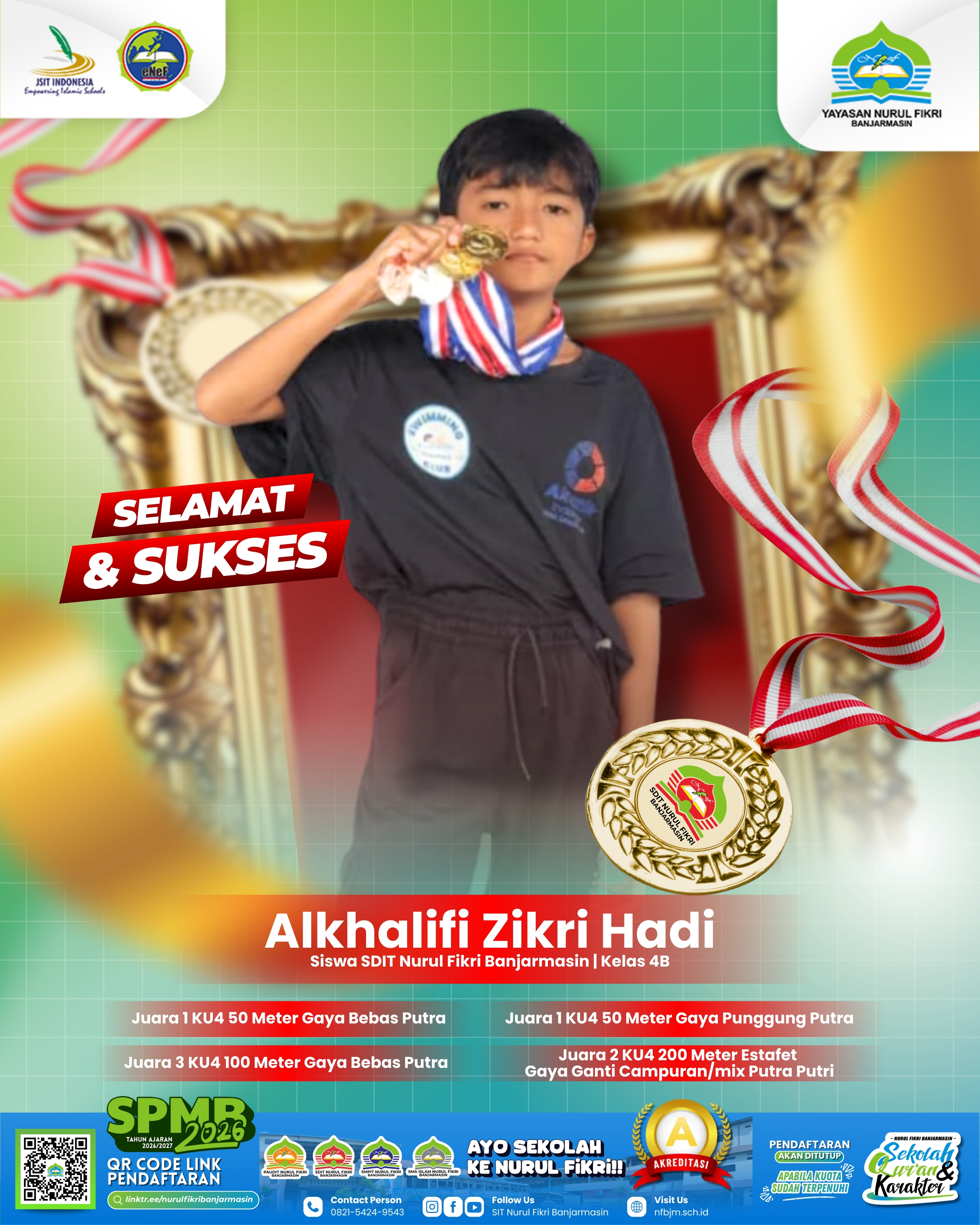Empat Medali, Satu Tekad Hebat